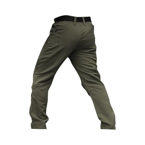 OIOLOYJM Military Cargo Pants for Men Hiking Relaxed Fit Work Waterproof Stretch Tactical Lightweight Outdoor Travel Pant