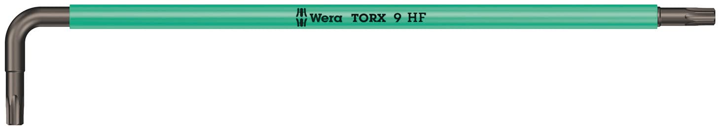 Wera 05024470001 967/9 TX XL Multicolor HF 1 L-Key Set con función de sujeción, largo, 9 piezas