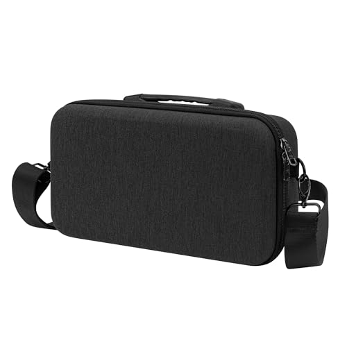 GEEKRIA Desktop Computer Hard Travel Case, Compatible with Apple 2024 Mac mini M4 / Mac mini Pro, Fit for Magic Keyboard, Mouse, Trackpad and Accessories (Dark Gray)