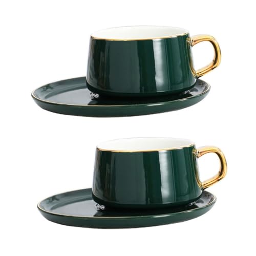 Cabilock Conjunto De 4 Peças xícaras de café expresso copo de leite de porcelana moca caneca de café
