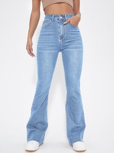 Image of Aahwan Women's & Girls' Solid Black Low Waist Ripped Distressed Mom Fit Stretch Denim Jeans(KV-255)