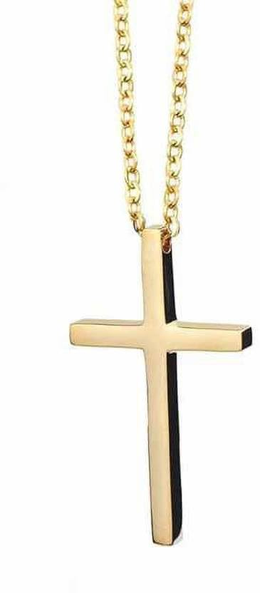 Religious Lord Jesus Crusifix Cross Sterling Silver Gold Stainless Steel Locket Pendant Necklace Chain For Men And Women Christmas Gift For Girls