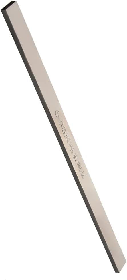 Auniwaig Lathe HSS Square Cutting Tool Bits Bar Rectangular Lathe Fly Cutter Mill Blank 2mm x8mm x200mm 1pcs