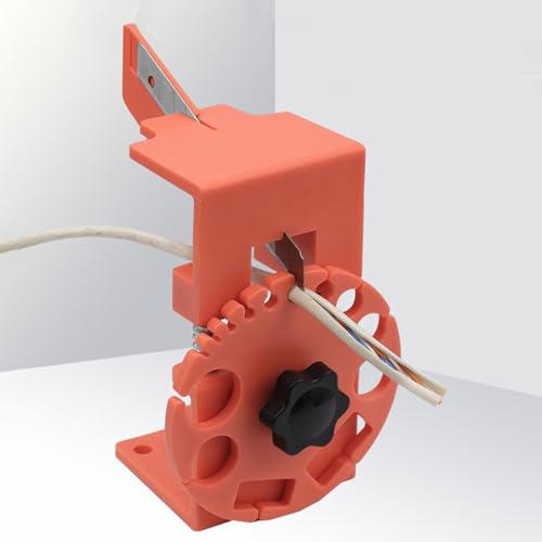 UJEAVETTE Quick & Easy Adjustable Wire Stripper | Portable Cable Cutter Stripper for Electrical Wires (Orange) (B0DCC3S8M7) Amazon Price History, Amazon Price Tracker