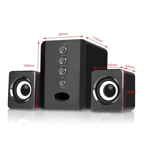 Combinación de Altavoces con Cable Estéreo y Sistema de Graves Definidos 2