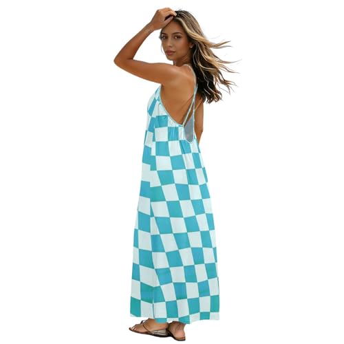 Robe caraco décontractée bleu sarcelle pour sublimer vos souvenirs d'été