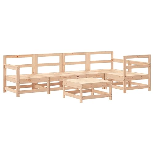 Mobilier de jardin en pin massif Tidyard pour aménager un canapé de balcon convivial - 3