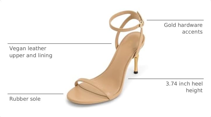 Image of JW PEI Women's Alivia Gold Metal Heel Sandals