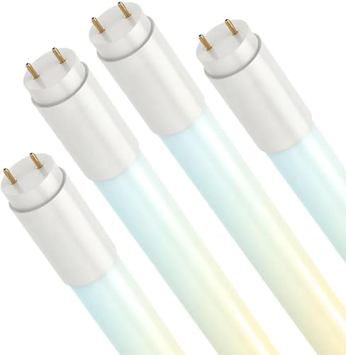 4FT T8 LED Tube Light Type A+B 12W/15W/18W/22W 3000K | 4000K | 5000K | 6500K Single and Double End Powered Plug and Play or Ballast Bypass 2860 Lumens F32T8 120-277V Frosted Cover (4 Pack)