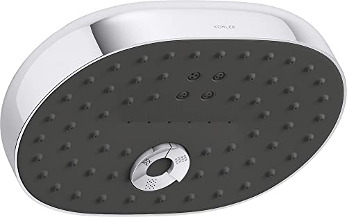 Kohler 26290-G-Cp Statement Multi-Function Showerhead, Wall-Mount, 3 Spray Settings, 1.75 Gpm, Polished Chrome #TOP3