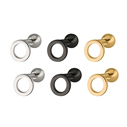 Boucles d'oreilles pour filles garçons en acier style quotidien