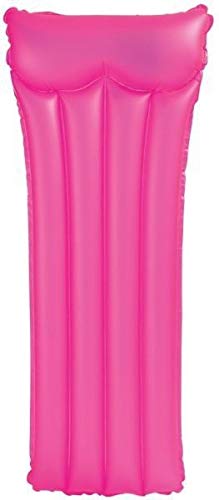 Boia Colchão de piscina - Colchão inflável Bronzeador Neon Rosa Pink 1,83m X 76cm Intex 59717-R