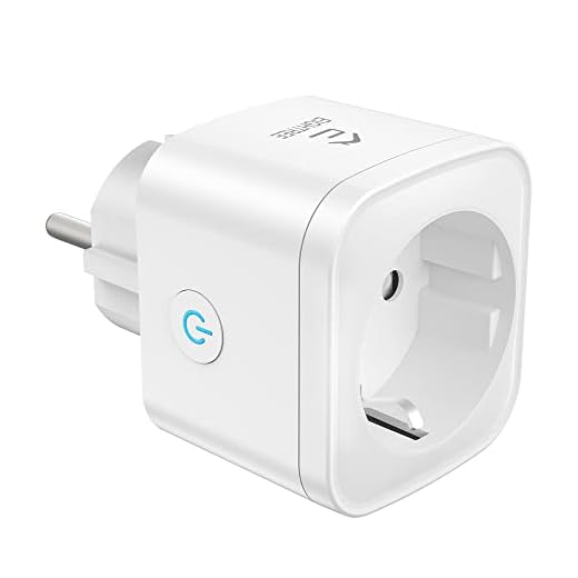 Enchufe Inteligente Alexa, Enchufe Wi-Fi Medidor Consumo, Tomada Inteligente Programable con Temporizador, Control Remoto por APP&Voz, Compatible con Alexa, Google Home y SmartThings, 16A 3680W, 1Pack