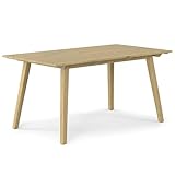 SIMPLIHOME Kona SOLID ACACIA WOOD 65 inch Wide Rectangle Contemporary Outdoor Dining Table in Light Teak for the Dining Room
