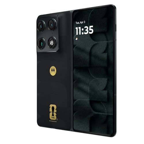 Image of Motorola Moto Edge 70 Fusion 5G Ai (Compatible with Tmobile Mint Tello & Global) (256GB+8GB) NFC 50MP 4K Triple Cam Dual Sim 6.8 inch Curved XT2605-3 Latino American Version (Slihouette Blue FIFA Edition)