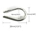 HEVERP 30 PCS M6 Stainless Steel Thimble for 7/32-1/4 Inches Diameter Wire Rope/Cable