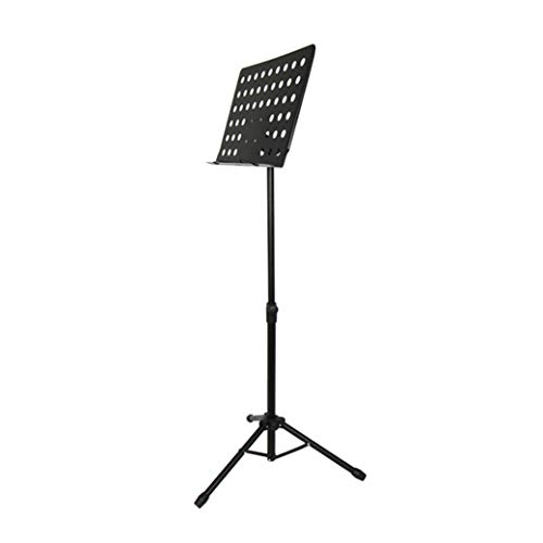 Image of BigPlayer Music Stand for Sheet Music Sturdy Tripod Base Adjustable Height Metal Portable