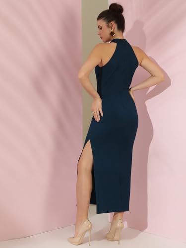 Robe bleue fluide et infroissable modèle Sweet Horizon