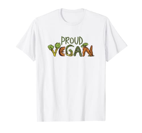 Proud Vegan / Plant Based Diet Vegetarian Healthy Vegetables T-Shirt