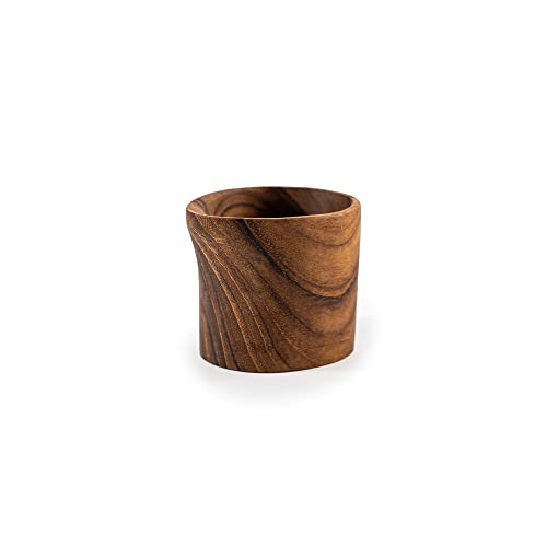 Milchbecher aus Teakholz (hergestellt in Thailand) Cover