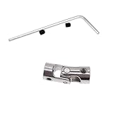 Wellenkupplung, Boot, Auto, Universalgelenkkupplung, Kohlenstoffstahlkupplungen, Motoranschluss, Länge 23 mm, Breite 9 FüR Modellautos Schiffe