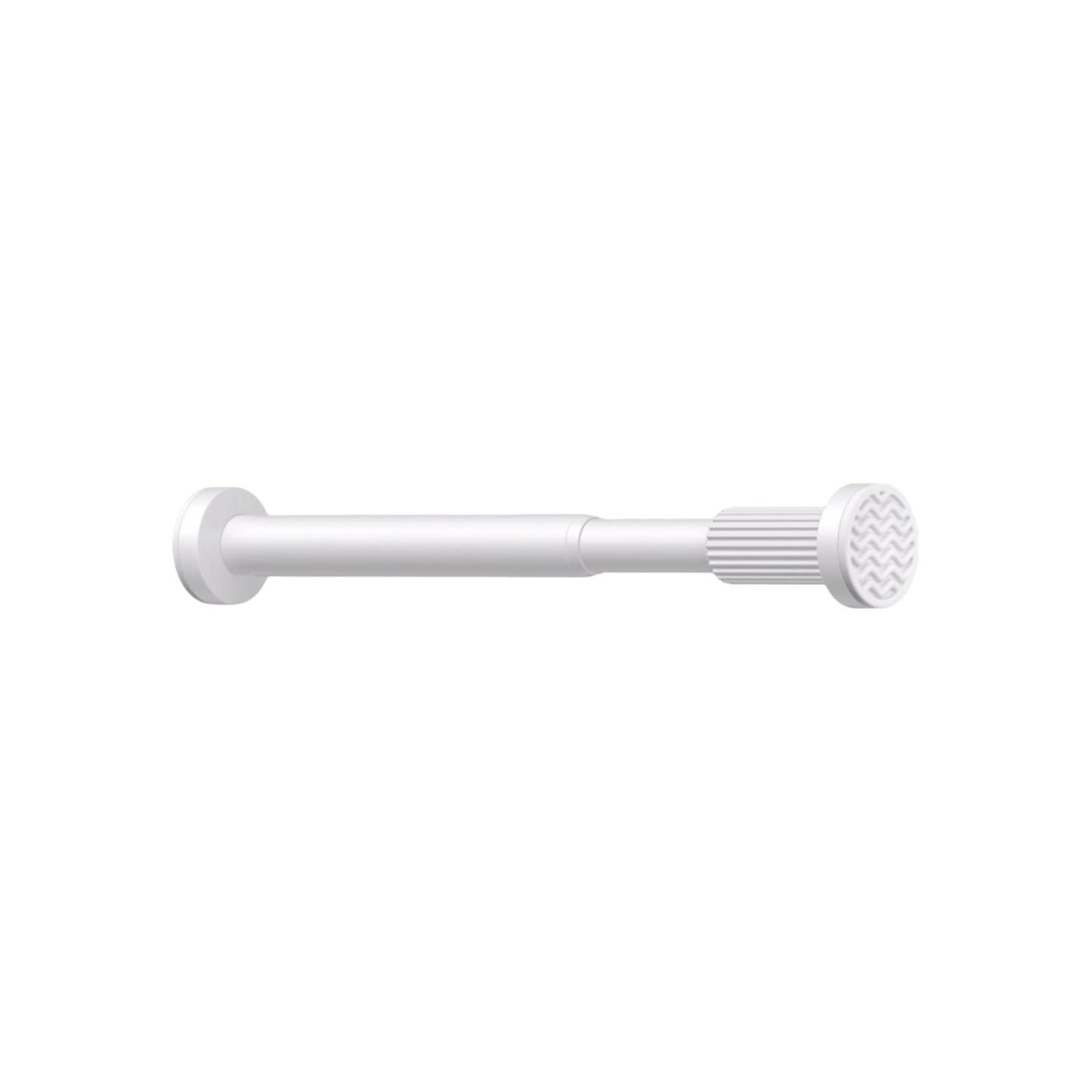 Adjustable Aluminum Alloy Shower Curtain Rod Practical Telescopic No Drill Suitable For Windows Bathrooms And Wardrobes stable(Wei�,70-120cm)