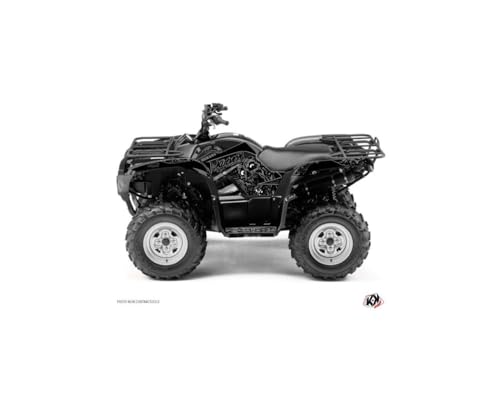 Kit Déco Quad Zombies Dark Yamaha 350 Grizzly Protéger Plastique Noir