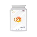 VED Co-Enzym Q10 | Ubichinon von höchster Stärke | Überlegene natürliche Formel | Förderung der Zellenergie | | 500 mg 90 Weichkapseln