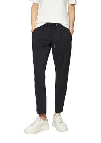 Pantalon s.Oliver femme 34 noir coupe droite fluide habillée référence 2162994