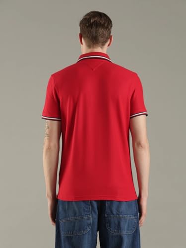Image of Tommy Hilfiger Men Polo Cotton Regular Fit Shirt