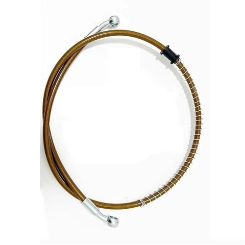 Flexible frein hydraulique tressé 210cm pour réparer le circuit de freinage rigide d'une moto