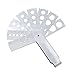 Scalloped Caliper Stainless Steel Metal Wire Measuring Tool Measuring Tool Wire Measuring Ruler Diameter Tool Caliper