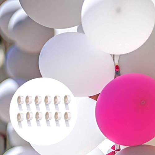 Toyvian 12 Rolos de Fita Adesiva Transparente Portátil, Fita Adesiva Dupla Face, Cola Balão para Cas