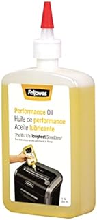 Fellowes Powershred Performance Shredder Oil, 12 oz. Extended Nozzle Bottle (35250)