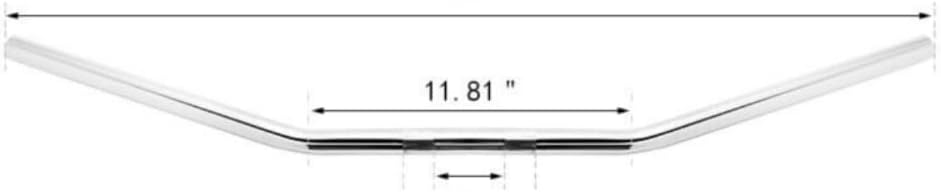 1 Bars for 95-97 for Bones 08-11 for Deluxe 18-20 for Dyna 83-17 Chrome 1X Handlebar