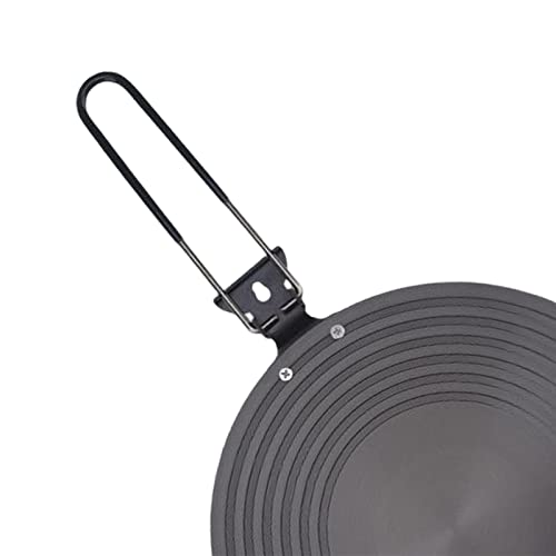 Placa para evitar comida quemada difusor de calor para gas de aluminio de 28cm con mango 3