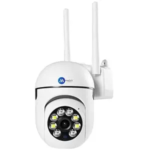 Maizic Smarthome 3 MP FHD WiFi Indoor Mini Fox Ptz Security Camera with Color Night Vision, 360 Ptz Rotation, Motion Tracking, Two Way Audio and Multi Users View