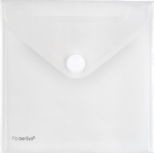 FolderSys CD-Booklet-Umschlag, für CD mit Booklet, Klett, PP, 100 Stück, 4012404