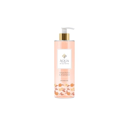 AQUA DI SORRENTO | Shower Gel Profumato "Tramonto a Positano" 400ml - Gel Doccia Idratante e Aromatico