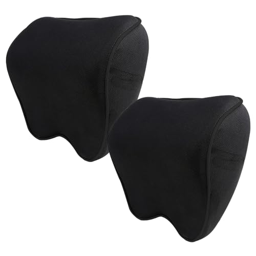 REZSOVEE 2-Pack Auto Kopfstütze,Auto Nackenkissen,Memory Foam Und Atmungsaktiver Abnehmbarer Abdeckung
