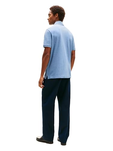 Image of Tommy Hilfiger Mens Short Sleeve Cotton Pique Polo Shirt in Regular Fit