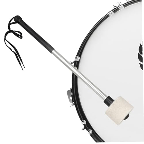 Maza para caja con construcción de fieltro para bandas de marcha y accesorio de percusión para músicos miniatura 5