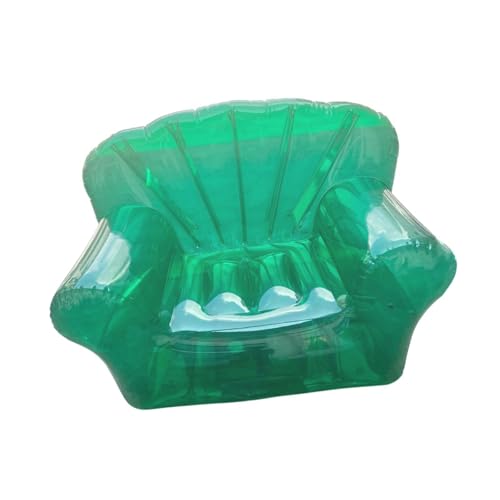 Sofá hinchable de playa y camping para descanso individual en verde 8