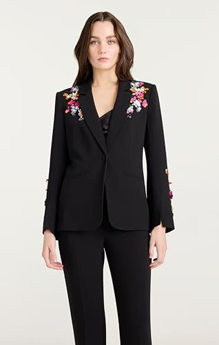 Cinq à Sept Women's Paillette Vines Cheyenne Blazer2