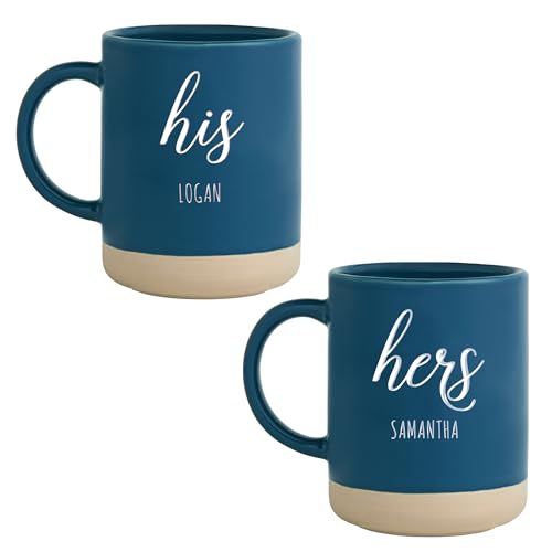 Let's Make Memories Personalized Stoneware Mug Set...