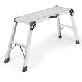 Folding Work Step Platform – 23.5" Tall Collapsible Step Stool with Carry Handle – Lightweight Utility Platform Step Stool for Home, Garage, and Travel