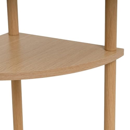 Étagère d'angle de sol robuste à 4 tablettes MDF pour maximiser vos rangements - 4
