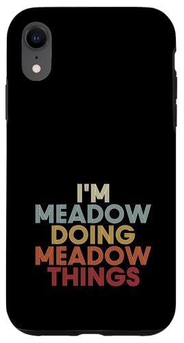 Meadow Name Meadow Personalized Name First Given �X�}�z�P�[�X iPhone XR �p