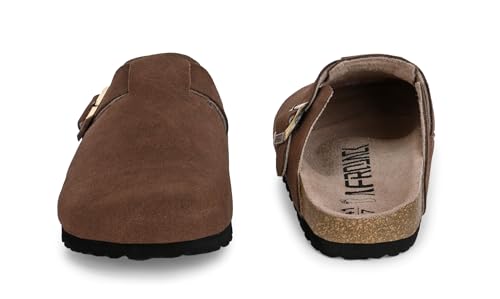 Image of AFROJACK Men's Leather Sandals Lightweight With EVA Sole