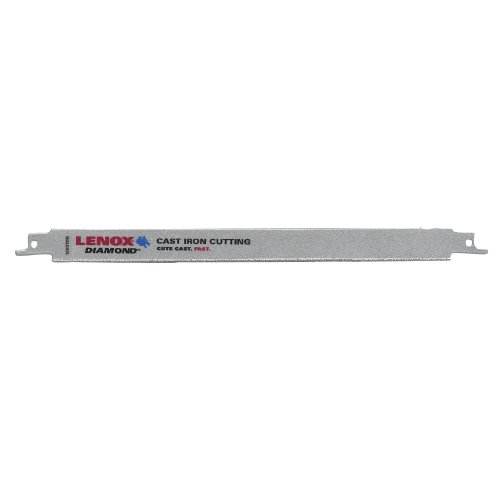 LENOX Tools Reciprocating Saw Blade, Double-Tang, 11-inch, Diamond-Grit (1766356)